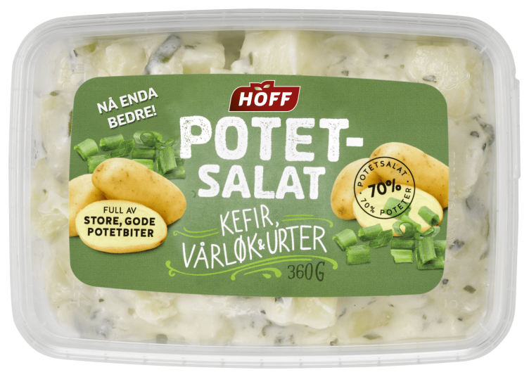 Potetsalat Vårløk og Urter 360g Hoff