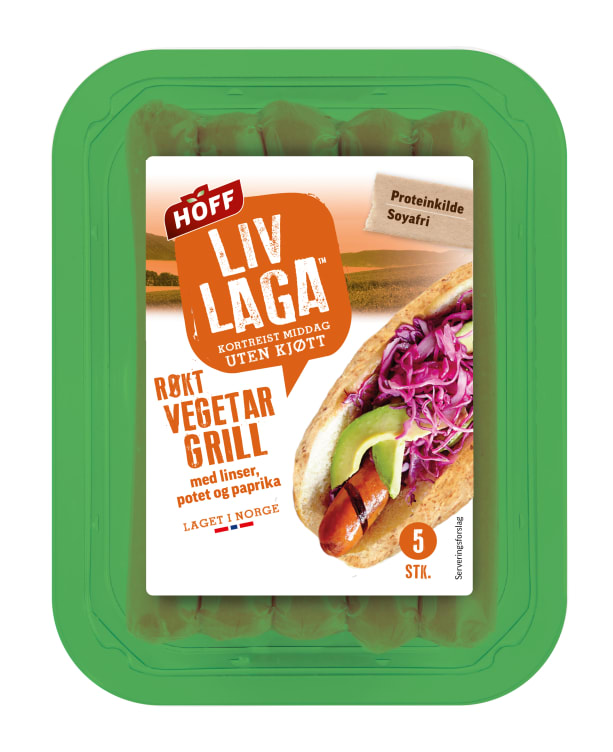 Vegetargrill Røkt Liv Laga 330g Hoff