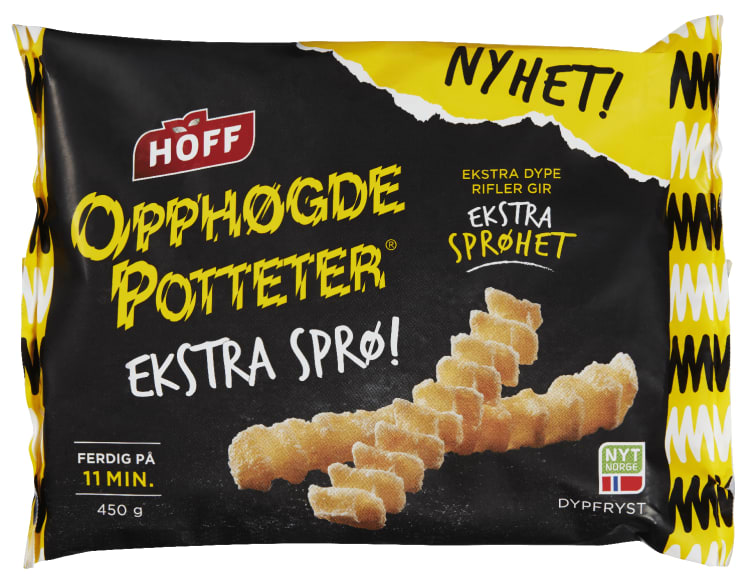 Opphøgde Potteter Ekstra Sprø 450g Hoff