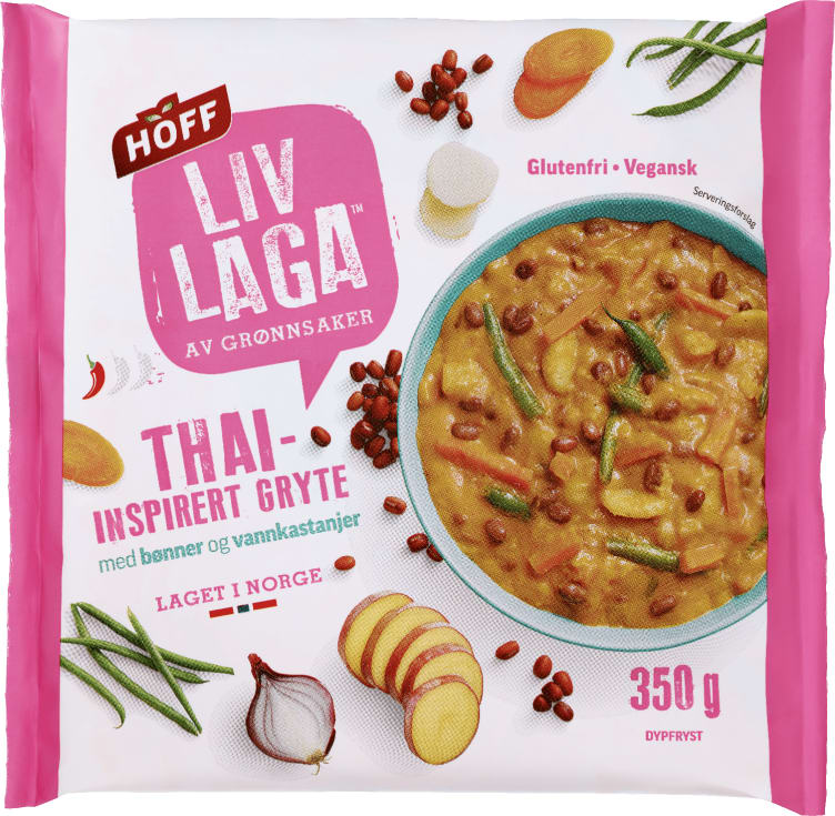 Thaiinspirert Gryte Liv Laga 350g Hoff