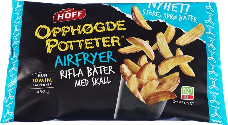 Opphøgde Poteter Airfryer Rifla Båter 450g Hoff