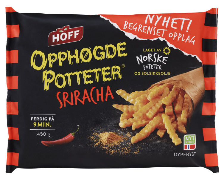 Product Image for Opphøgde Poteter Srirachakrydder 450g Hoff