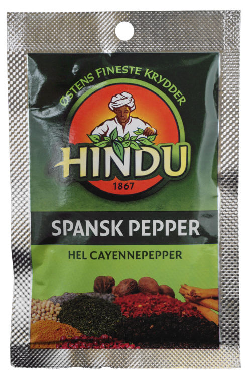 Pepper Spansk hel 12g pose