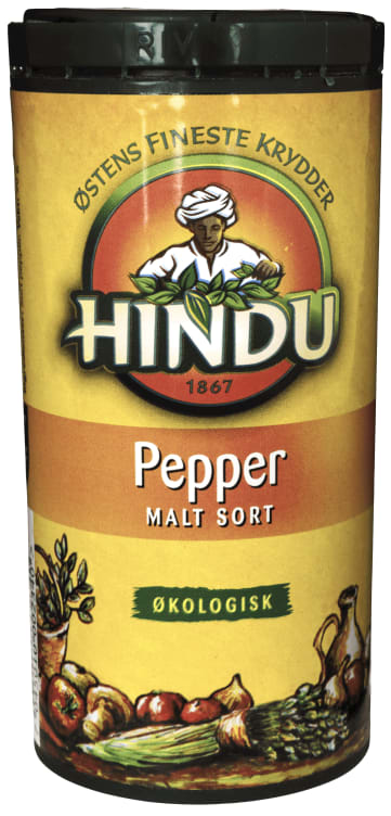 Bilde av Pepper Sort Malt Økologisk 90g boks Hindu