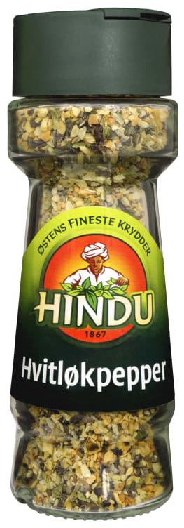 Bilde av Hvitløkspepper 45g glass Hindu