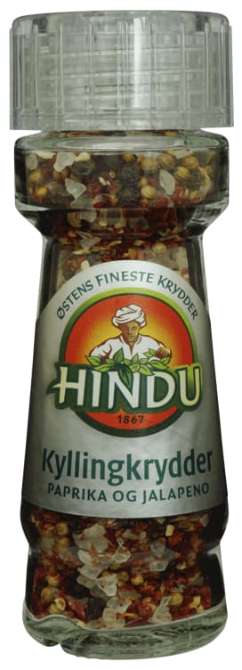 Bilde av Kyllingkrydder m/Kvern 50g Hindu