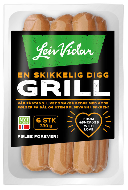Product Image for Grillpølser 330g Leiv Vidar