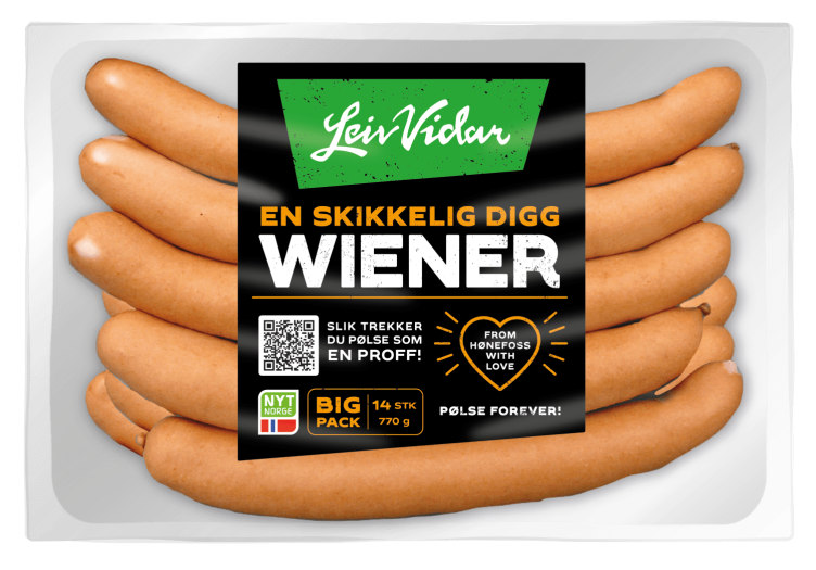 Product Image for Wienerpølser 14stk 770g Leiv Vidar