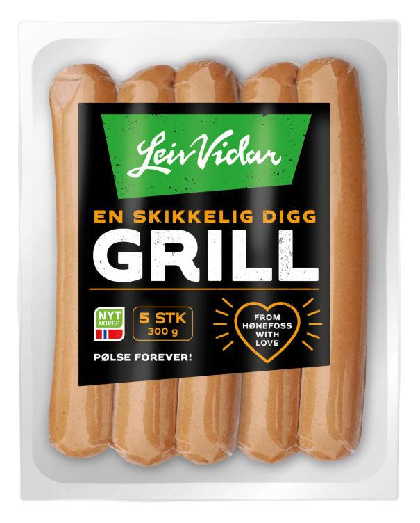 Grillpølser 300g Leiv Vidar