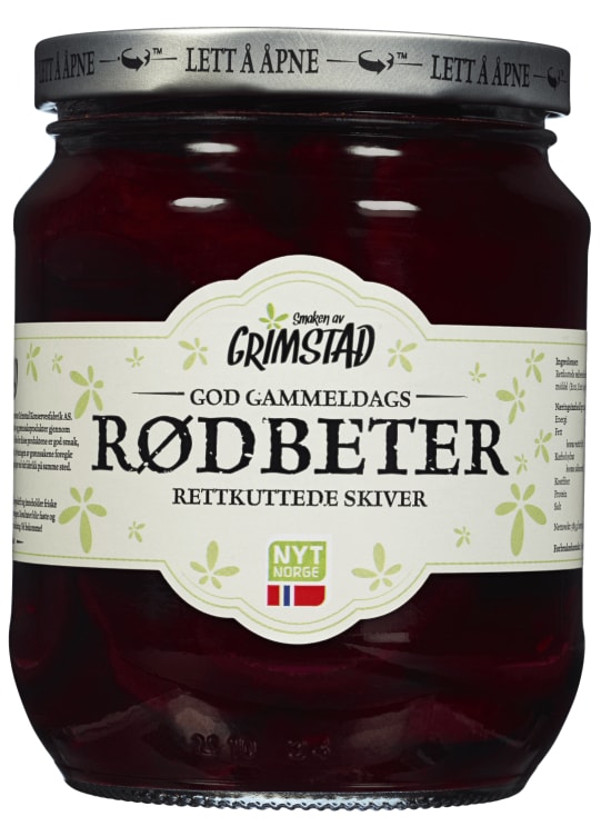 Rødbeter Gammeldags 585g Grimstad