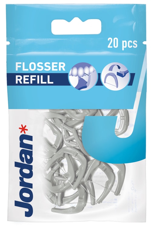 Jordan Flosser Easy Clean 20stk Refill