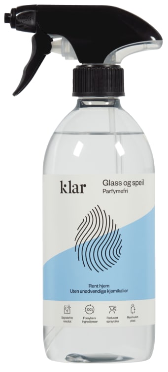 Klar Glass/Speil Spray 500ml