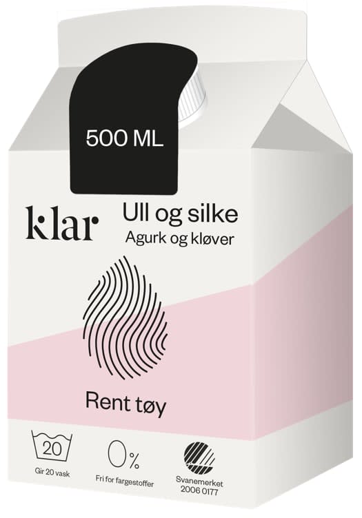 Klar Tøyvask Ull og Silke 500ml