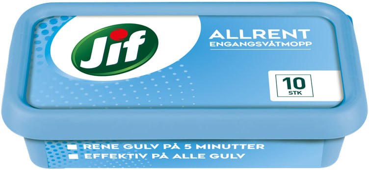Product Image for Jif Engangsvåtmopp Allrent 10stk