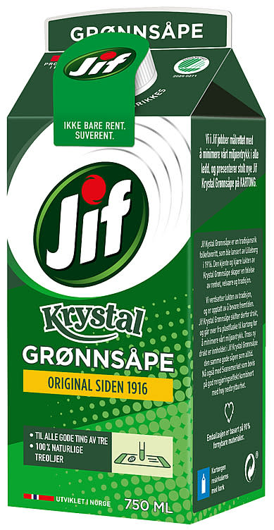 Krystal Grønnsåpe Original 750ml Jif