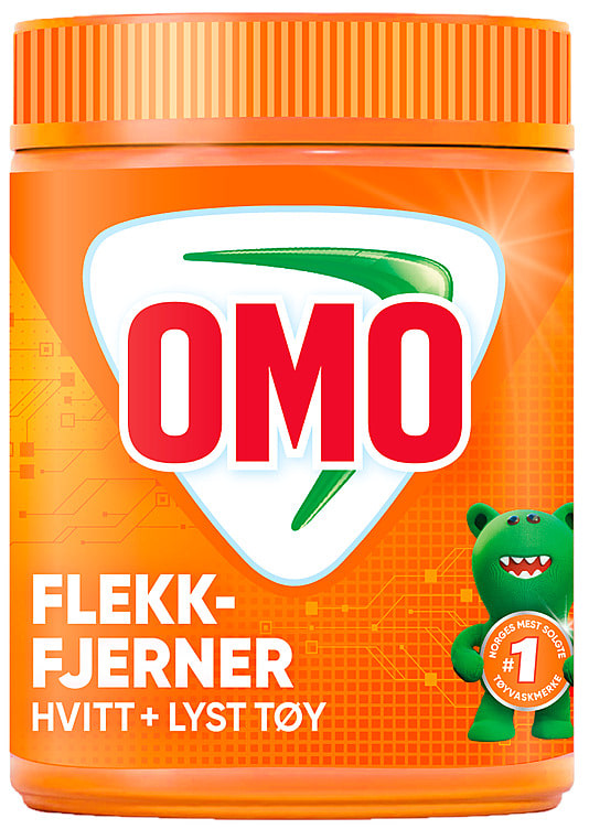 Flekkfjernerpulver Hvitt 460g Omo