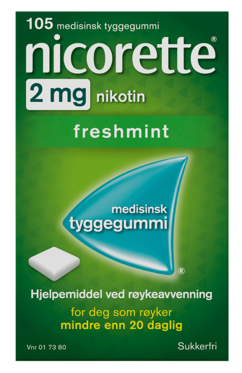 Bilde av Nicorette Freshmint 2mg 105stk