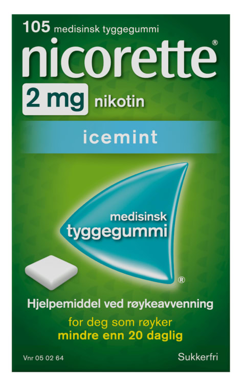 Bilde av Nicorette Icemint 2mg 105stk