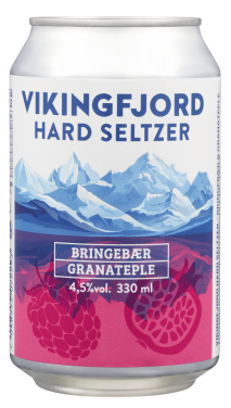 Vikingfjord Hard Seltzer Rasp.Pomegr.0,33l boks