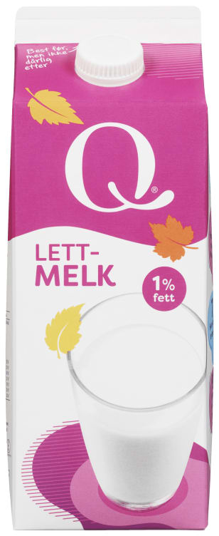 Q Lettmelk 1% 1,75l