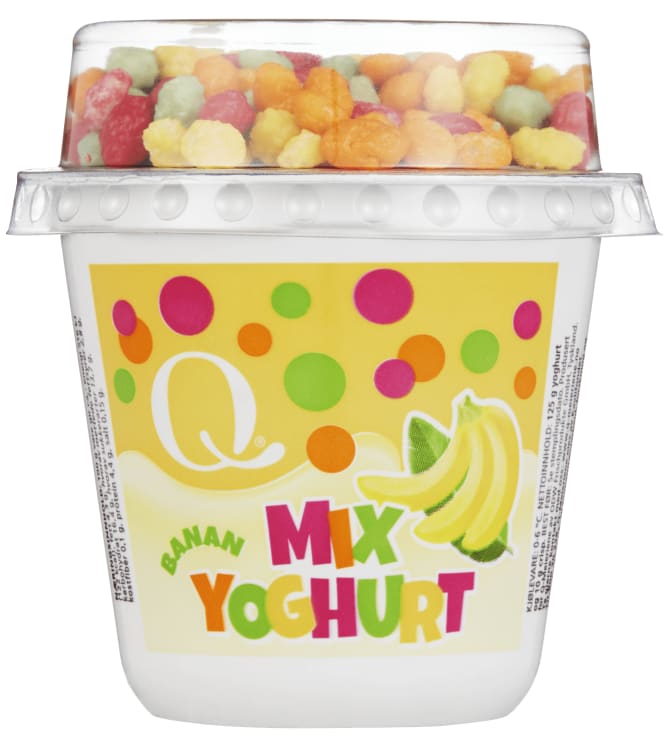 Q Mix Yoghurt Banan 135g