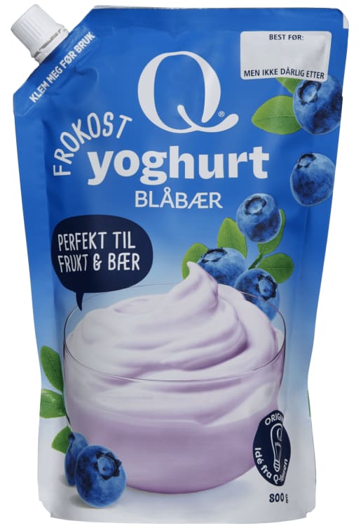 Frokostyoghurt Blåbær 800g Q