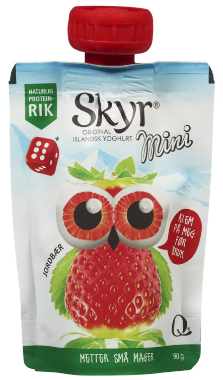 Bilde av Skyr Mini Jordbær 90g pose Q