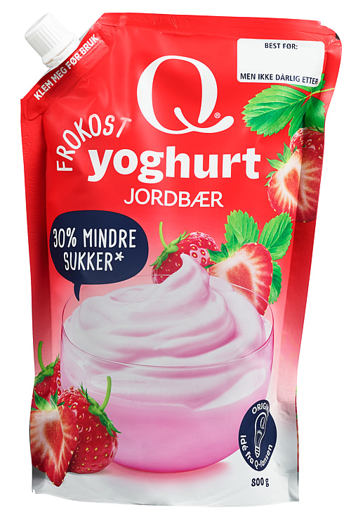 Frokostyoghurt Jordbær 800g Q