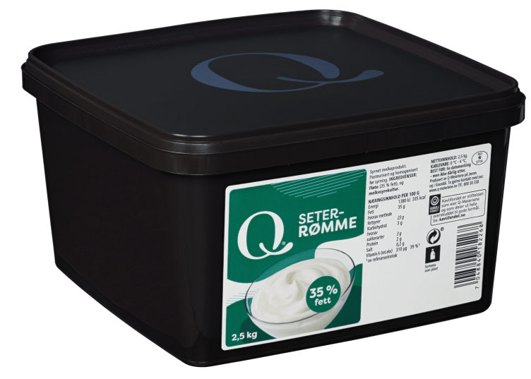 Seterrømme 35% 2,5kg Q