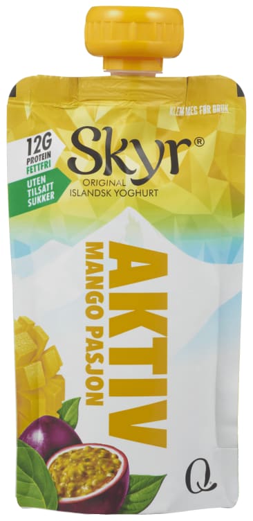 Skyr Aktiv Mango Pasjonsfrukt 125g Q