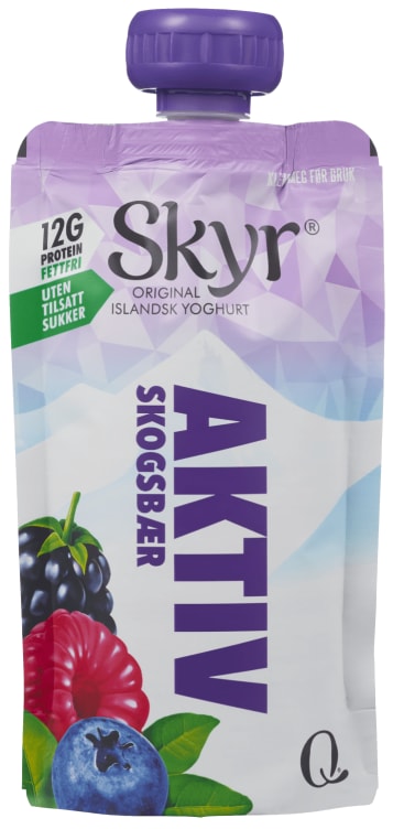 Skyr Aktiv Skogsbær 125g Q