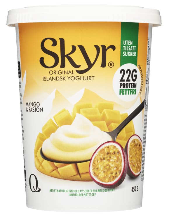 Skyr Mango&Pasjonsfrukt 450g Q