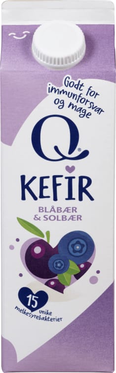 Kefir Blåbær&Solbær 1l