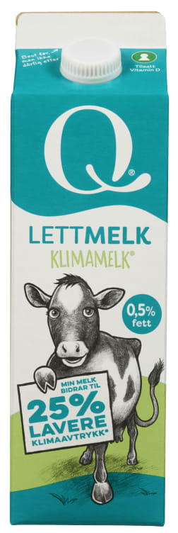 Klimamelk Lett 0,5 % Fett 1l Q