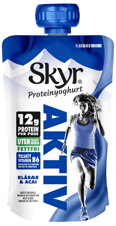 Skyr Aktiv Blåbær&Acai 125g Q