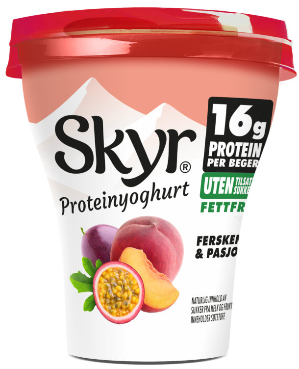 Skyr Fersken&Pasjonsfrukt 160g Q
