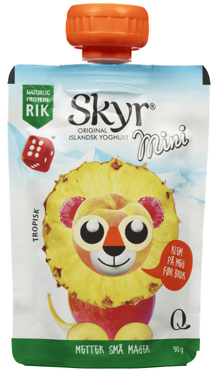 Skyr Mini Frukt&Bær 90g pose Q