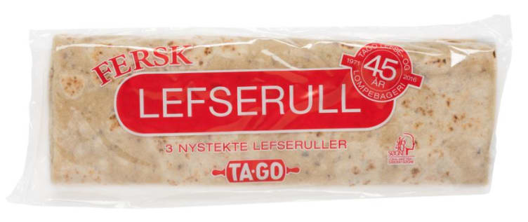 Lefserull 3stk 350g Tago