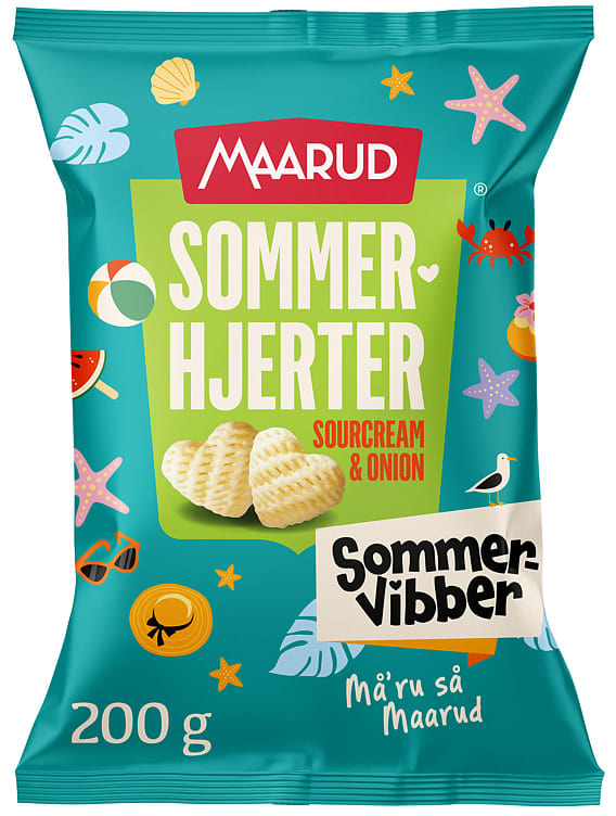 Sommerhjerter 120g Maarud