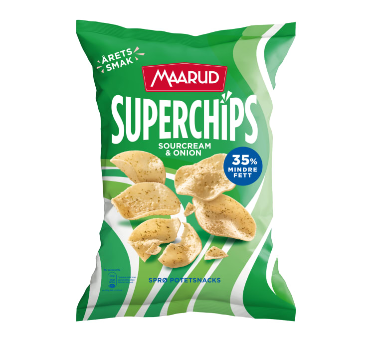 Superchips Soucream&Onion 140g Maarud