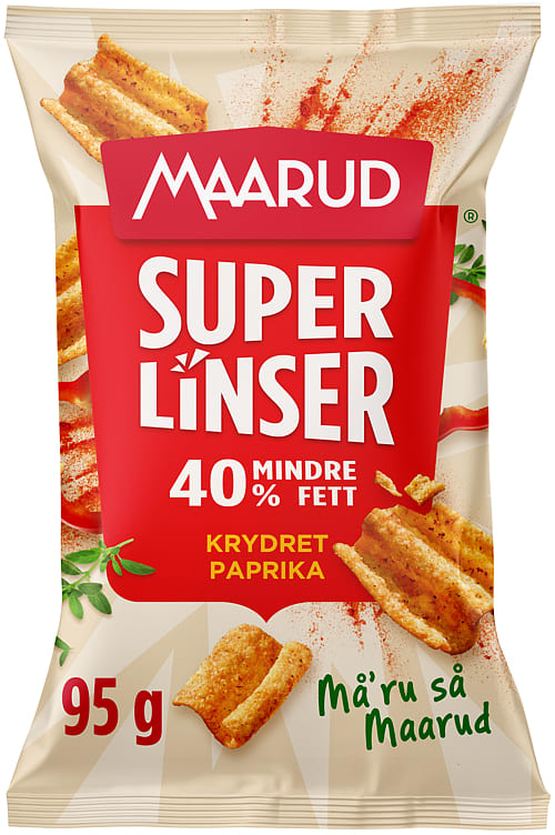 Superlinser Krydret Paprika 95g Maarud