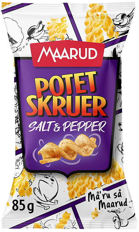 Product Image for Potetskruer Salt&Pepper 85g Maarud