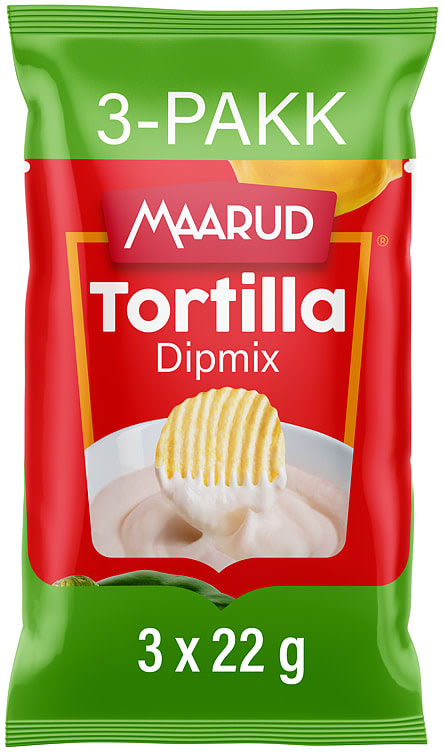 Product Image for Dipmix Tortilla 3pk 66g Maarud