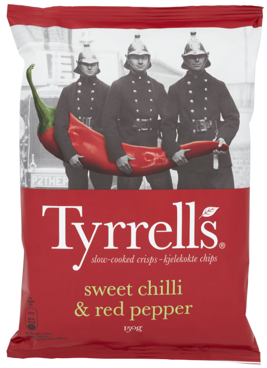 Tyrrells Chips Sweet Chilli&Red Pepper 150g