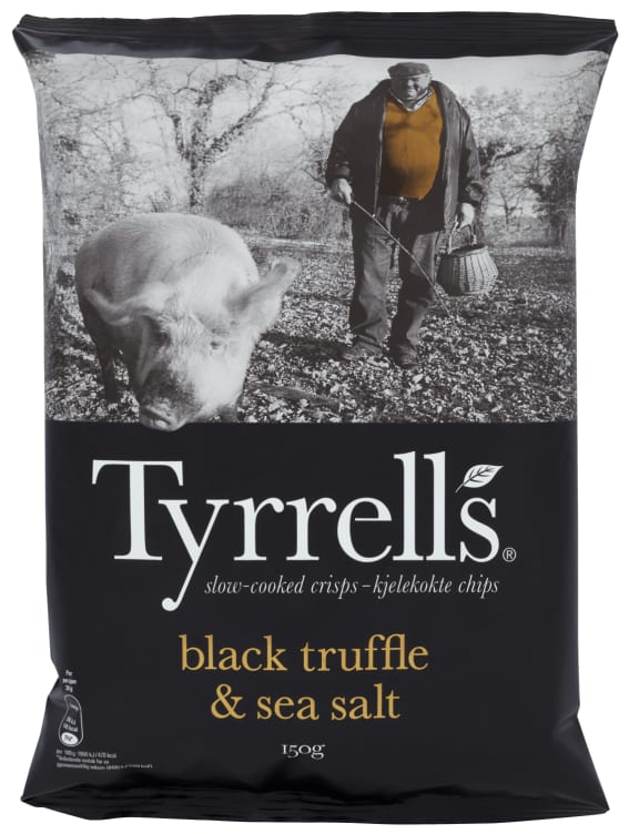 Tyrrells Chips Black Truffle&Sea Salt 150g