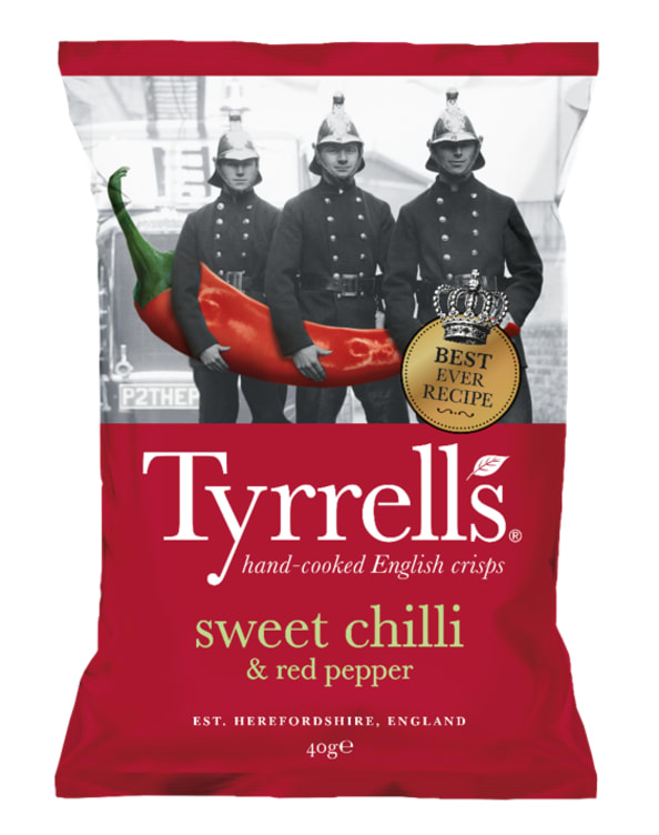 Tyrrells Chips Chilli&Red Pepper 40g Maarud