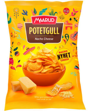 Potetgull - Nacho Cheese 260g Maarud | Meny.no