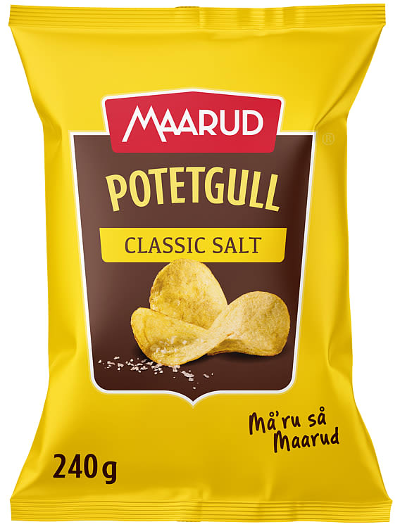 Potetgull Salt 240g Maarud