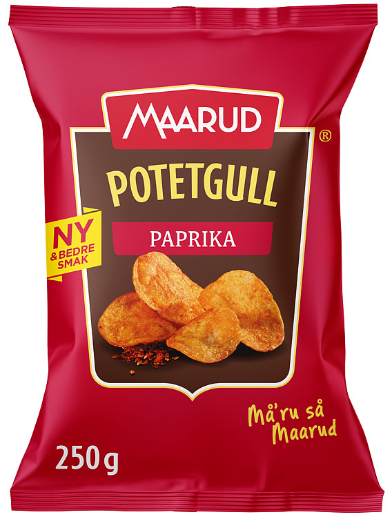 Bilde av Potetgull Paprika 250g Maarud