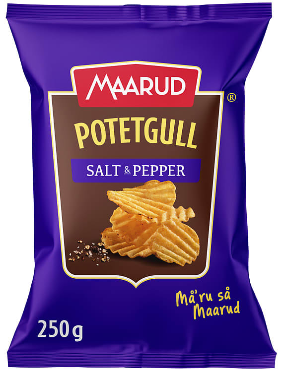 Potetgull Salt&Pepper 250g Maarud